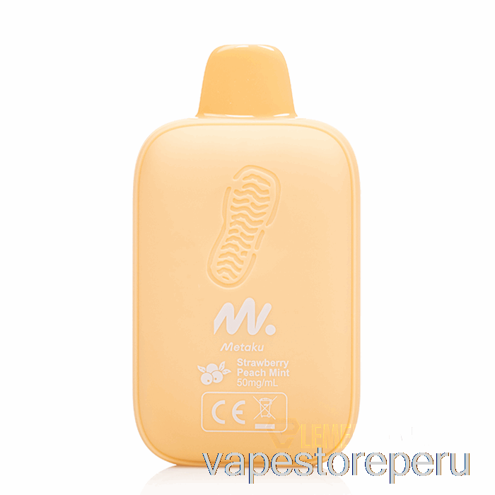 Vape Desechable Metaku Moonwalk 9000 Desechable Fresa Melocotón Menta